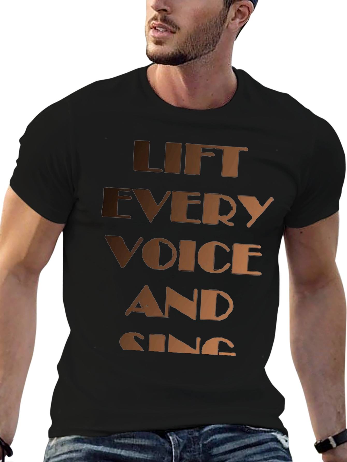 Lift Every Voice T-Shirt - Black Graphic Tee