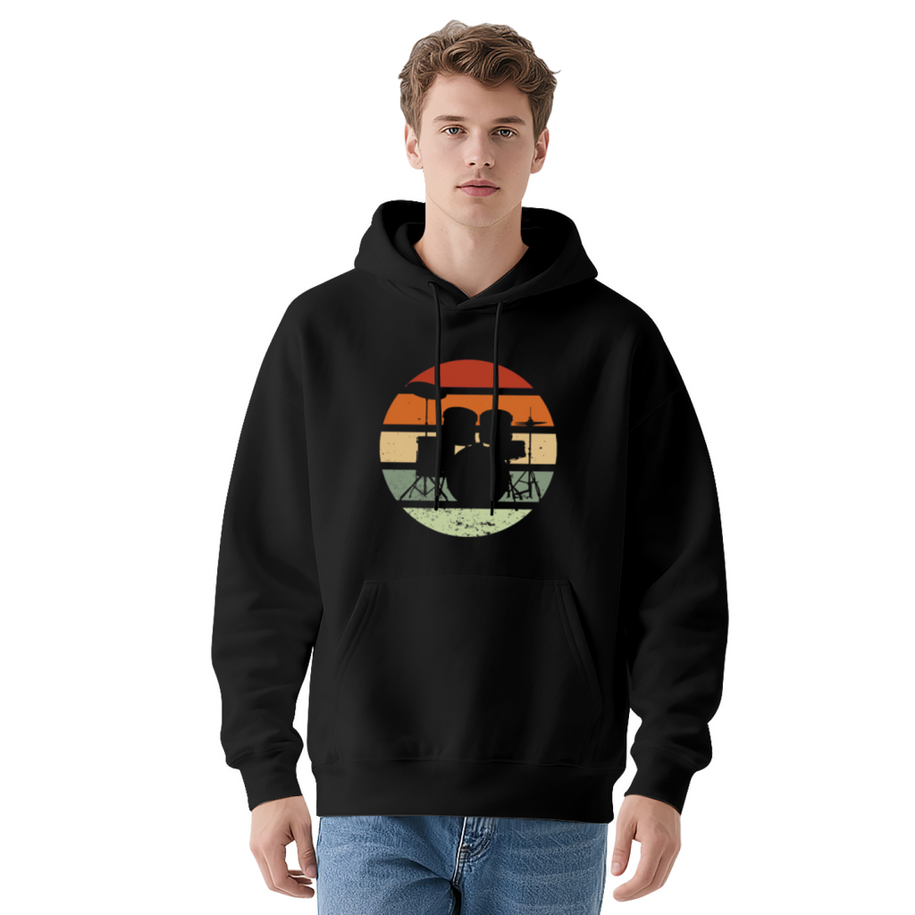 Retro Sunset Graphic Hoodie