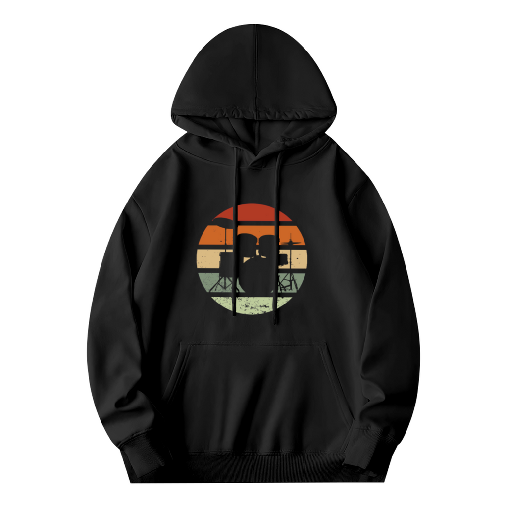 Retro Sunset Graphic Hoodie