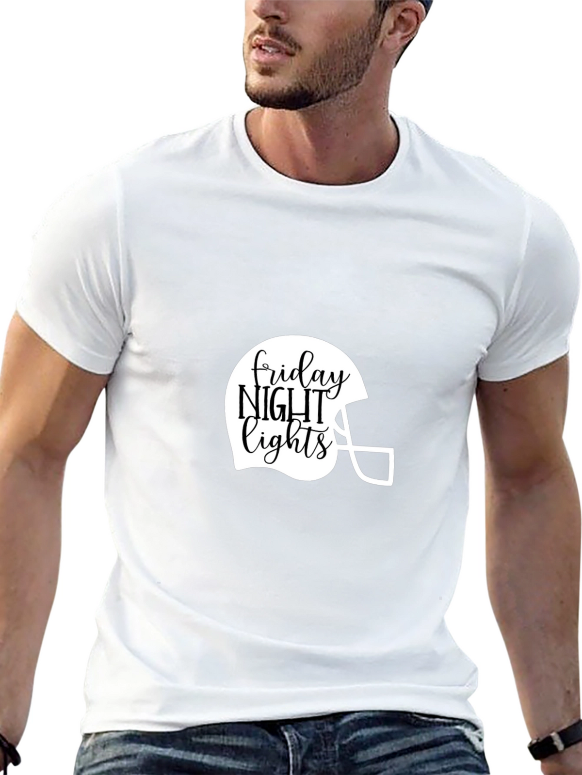 Friday Night Lights Football Helmet T-Shirt