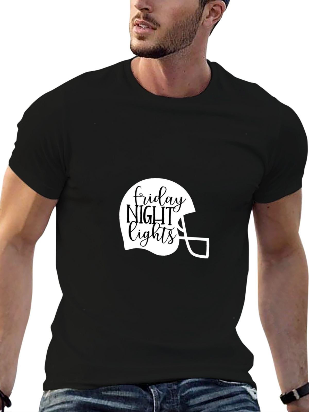 Friday Night Lights Football Helmet T-Shirt