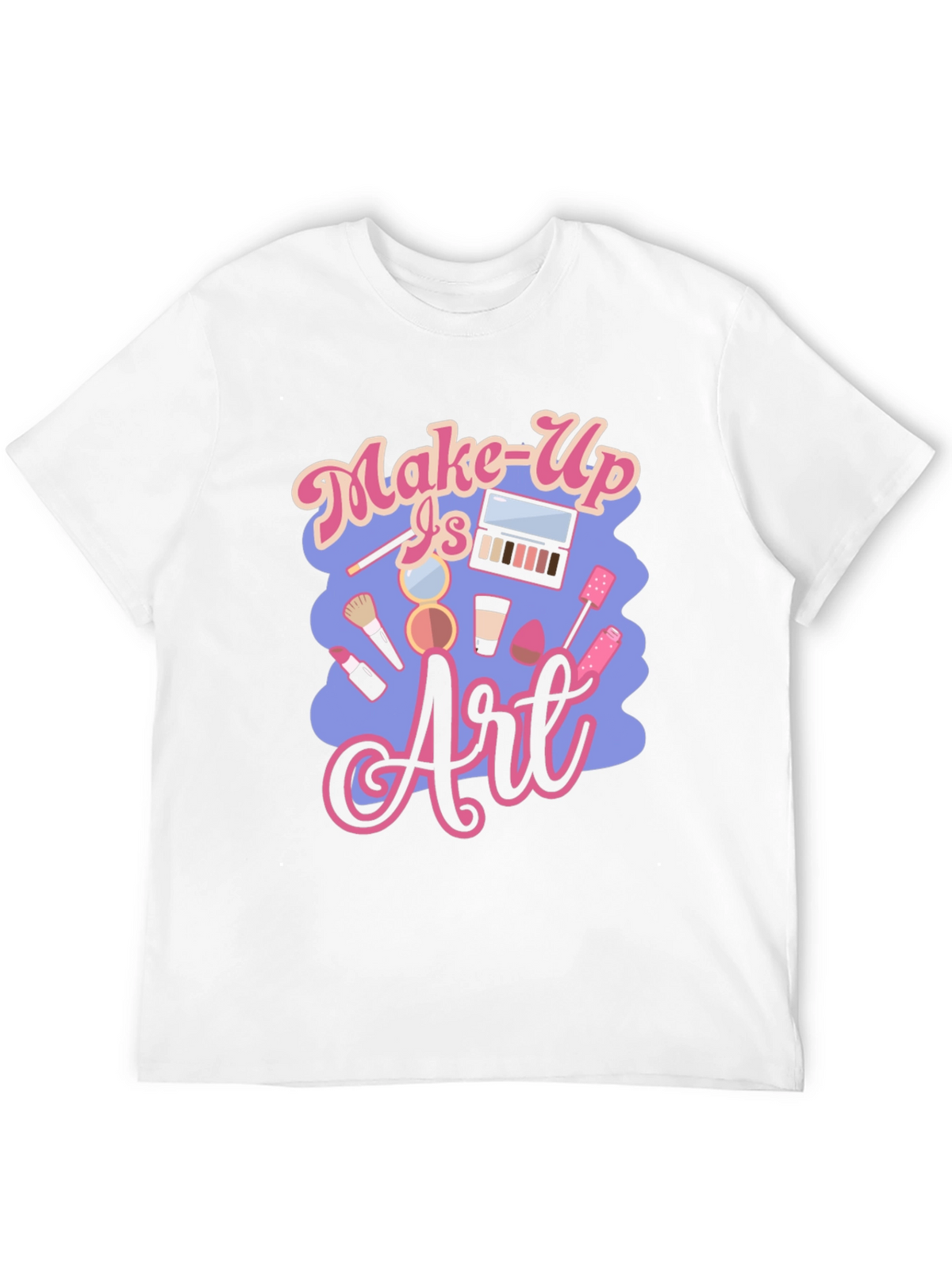 Make-Up Is Art Black T-Shirt