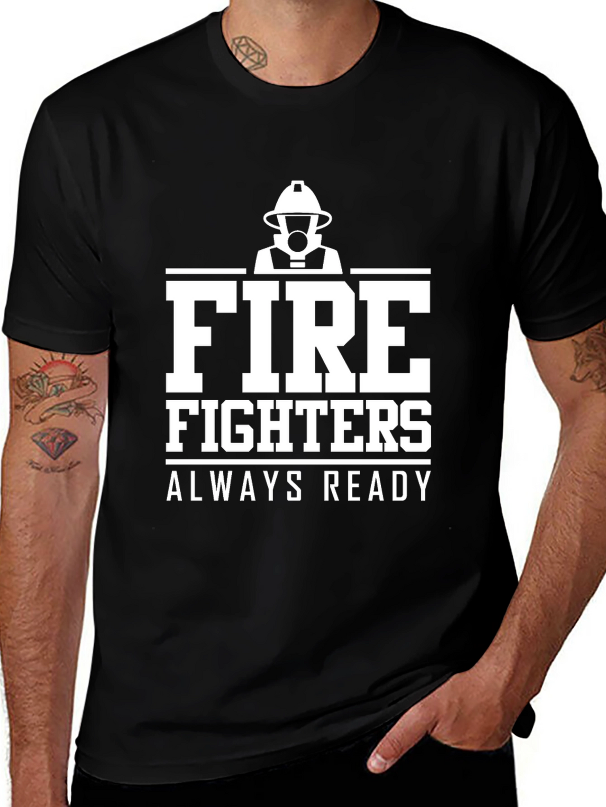 Firefighters Always Ready Graphic Tee