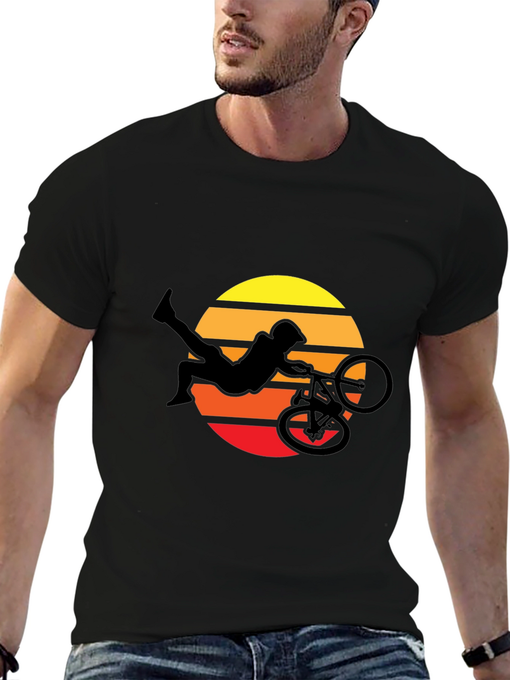 BMX Sunset Graphic Tee