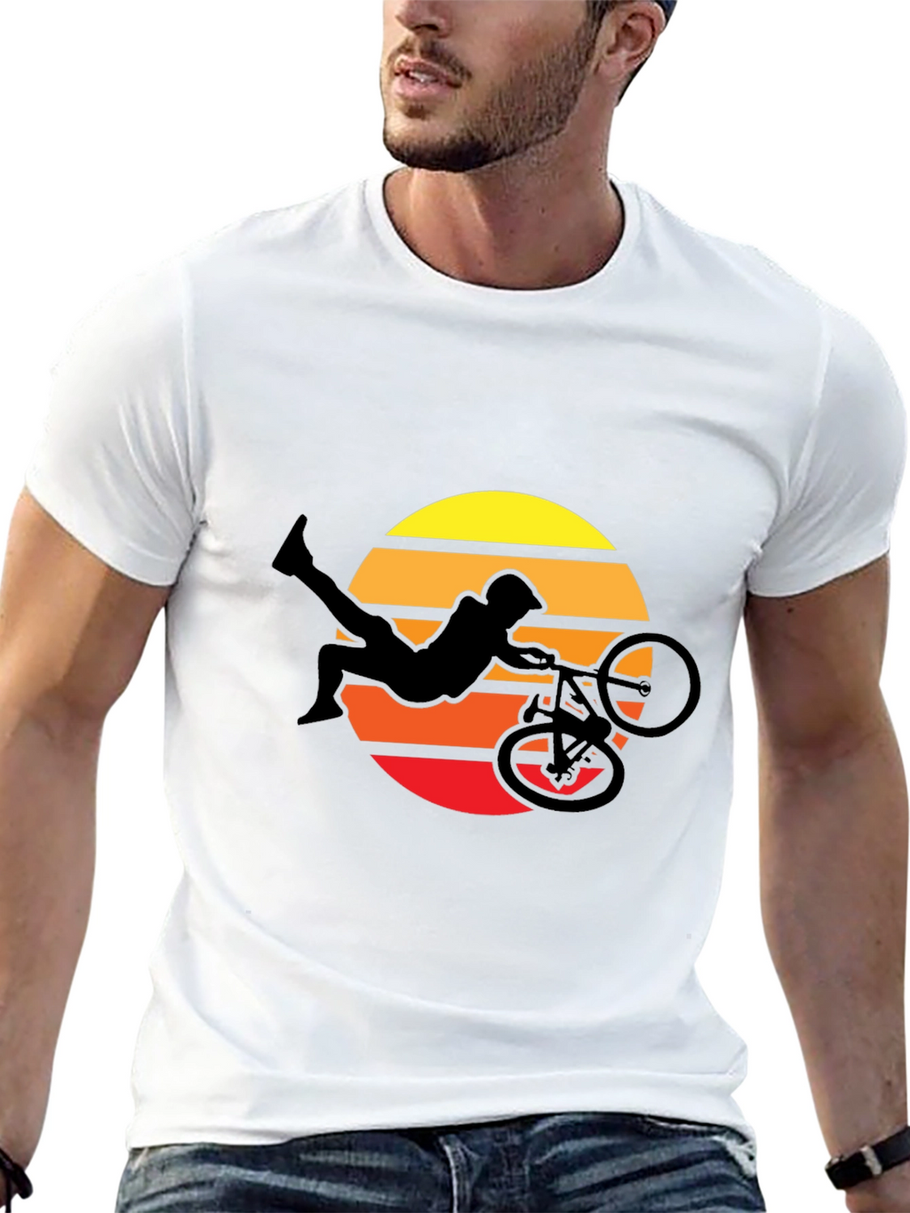 BMX Sunset Graphic Tee