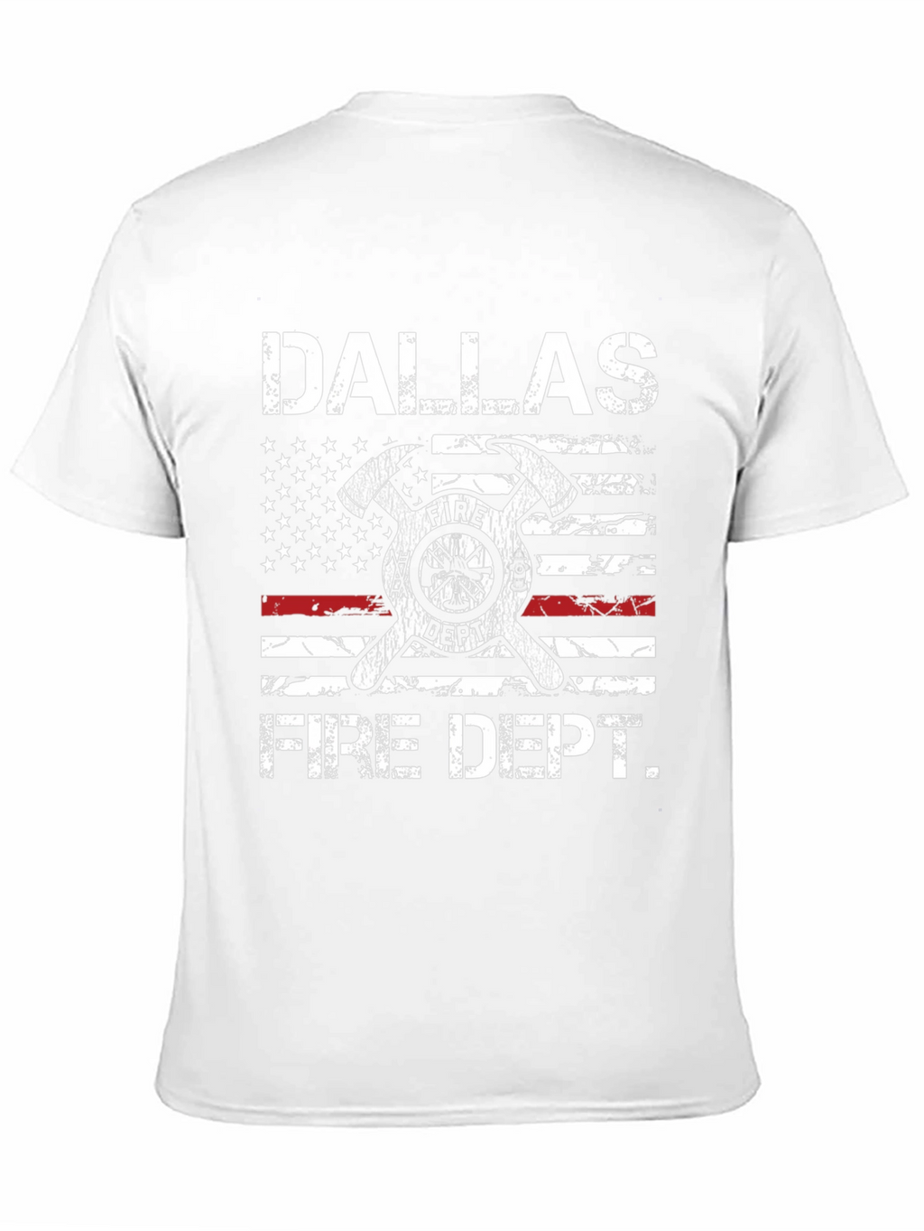 Dallas Fire Dept. Graphic T-Shirt - Patriotic Design