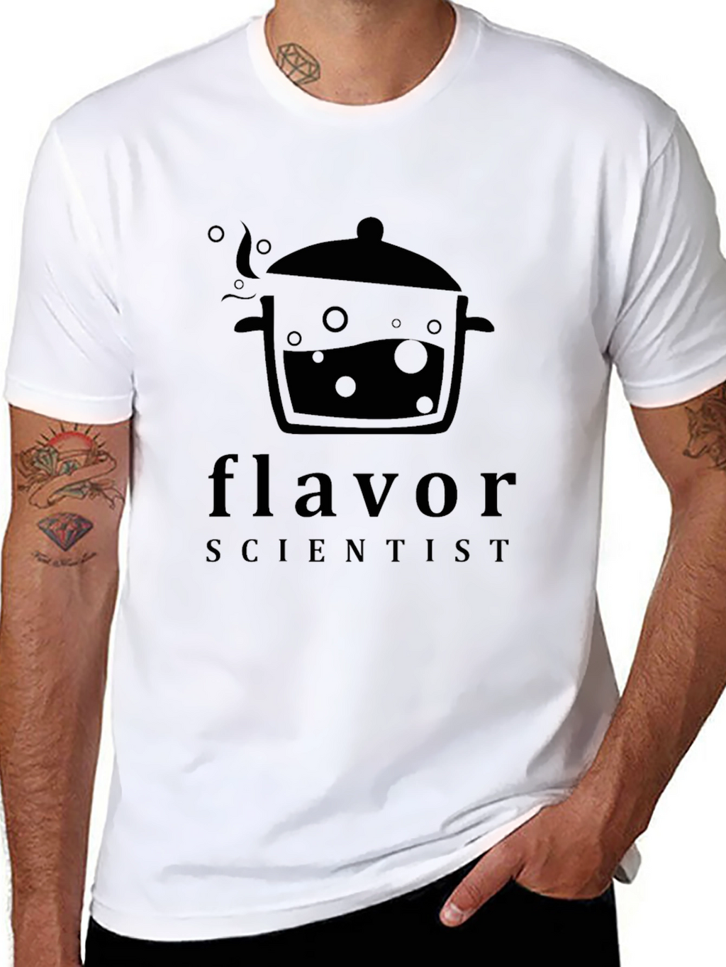 Flavor Scientist Graphic Tee - Culinary Cooking Design