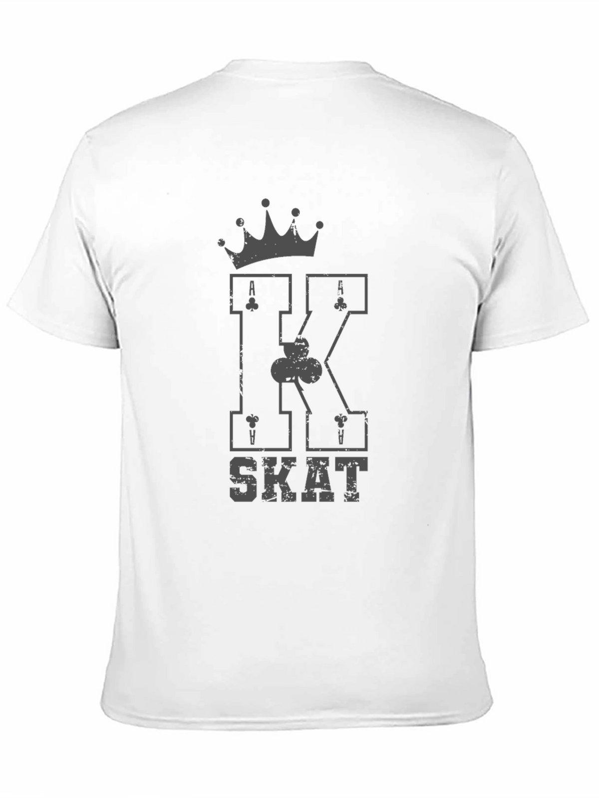 King SKAT Card Game Black T-Shirt