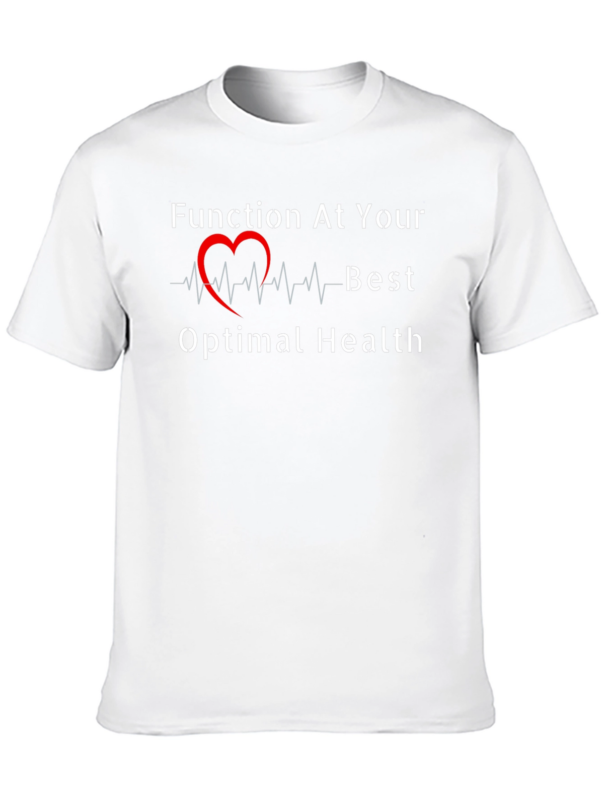 Optimal Health Black Graphic Tee