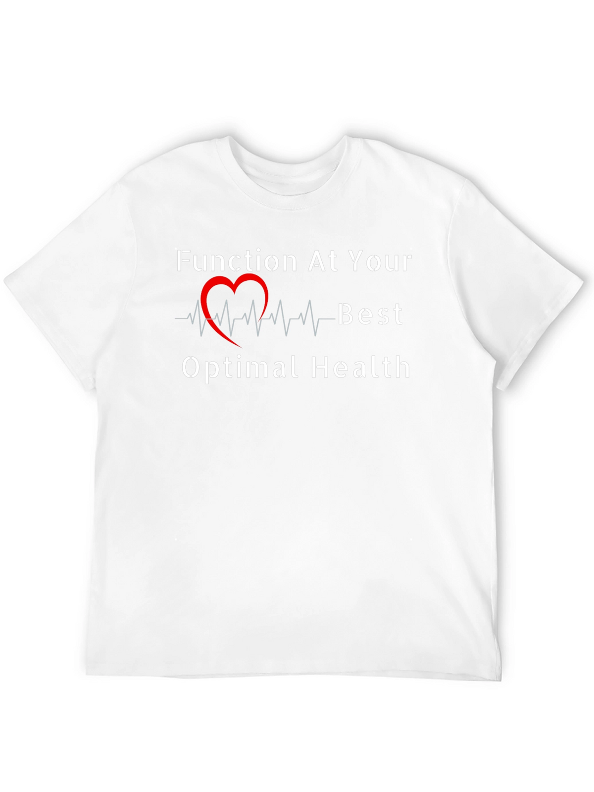 Optimal Health Black Graphic Tee