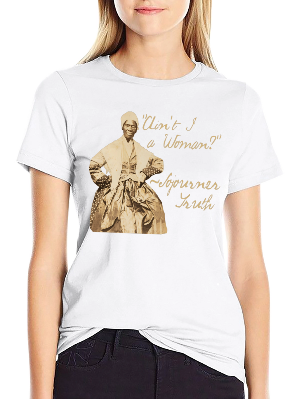Sojourner Truth Black T-Shirt - Aint I a Woman