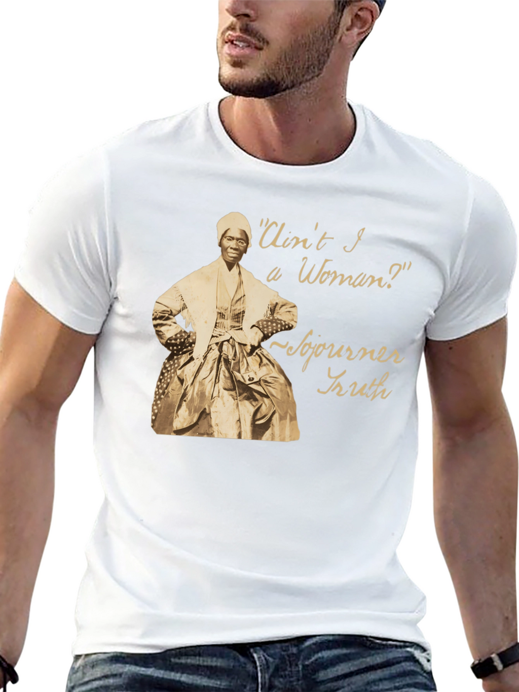 Sojourner Truth Black T-Shirt - Aint I a Woman