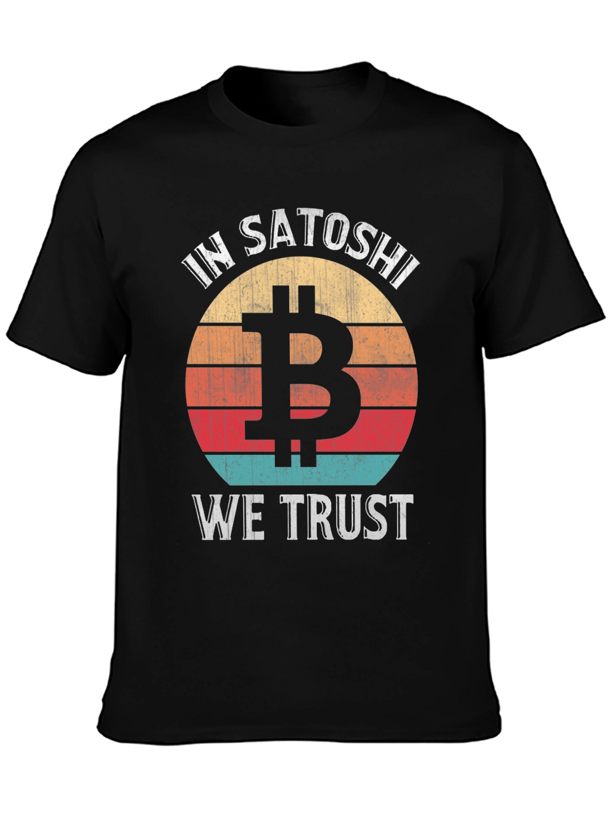 In Satoshi We Trust Bitcoin Graphic Tee
