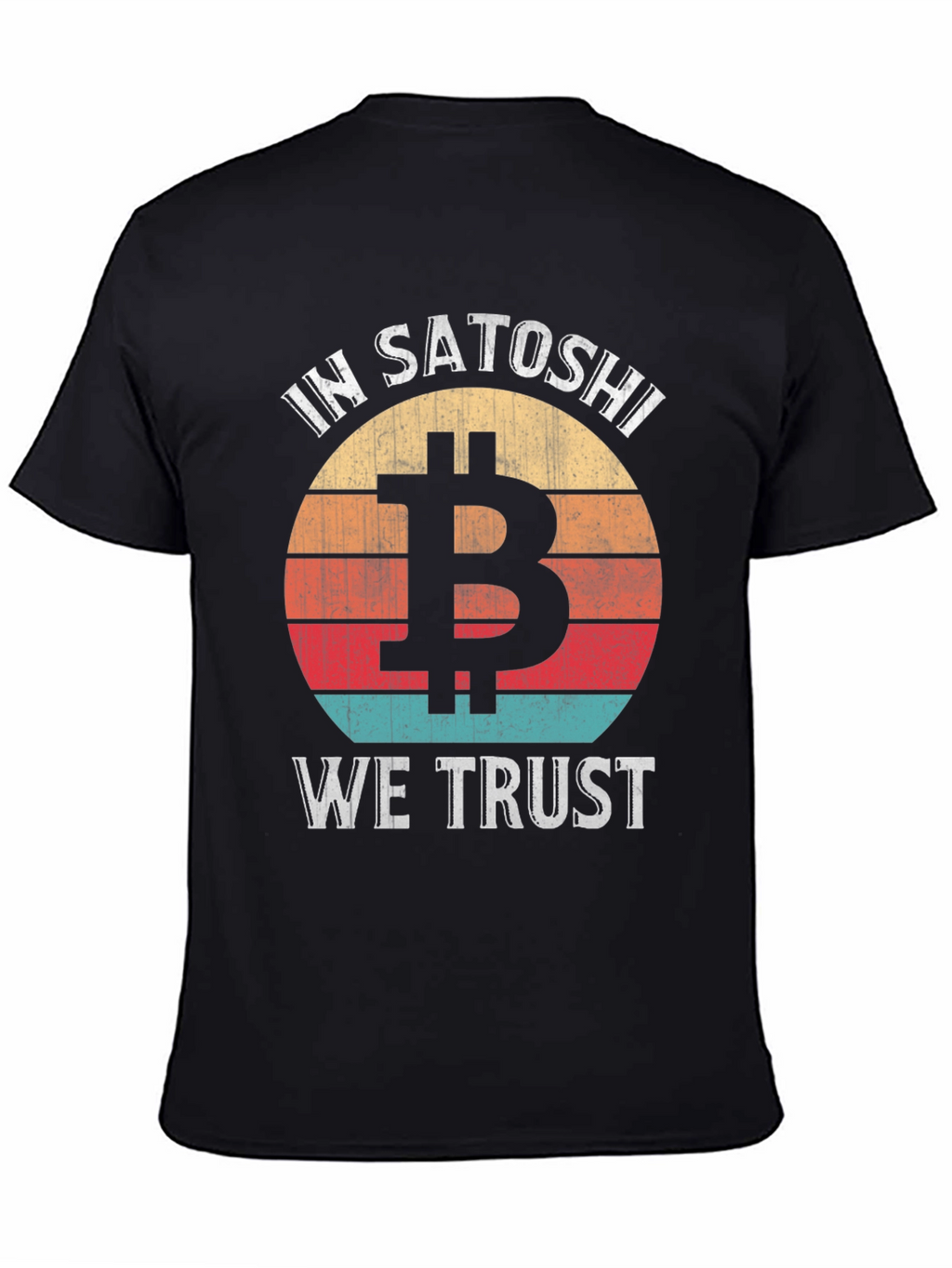 In Satoshi We Trust Bitcoin Graphic Tee