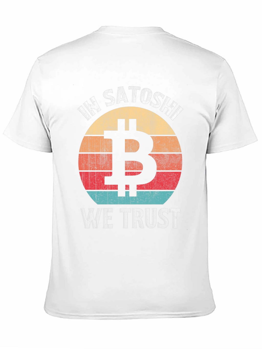 In Satoshi We Trust Bitcoin Graphic Tee