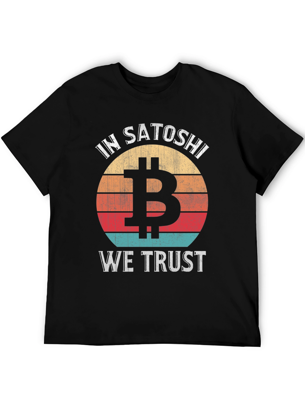 In Satoshi We Trust Bitcoin Graphic Tee