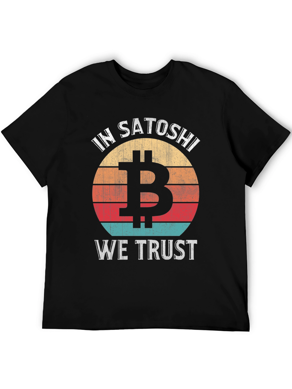 In Satoshi We Trust Bitcoin Graphic Tee
