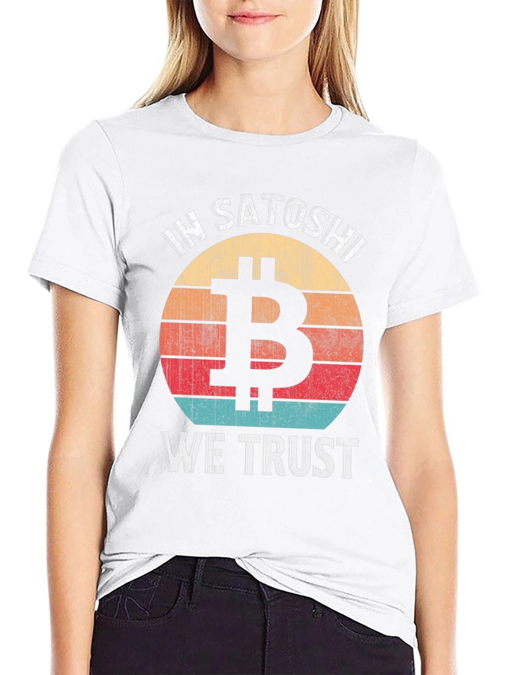 In Satoshi We Trust Bitcoin Graphic Tee