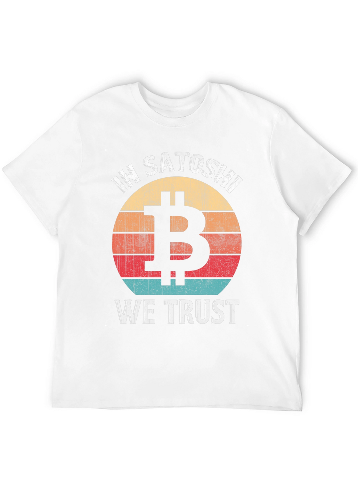 In Satoshi We Trust Bitcoin Graphic Tee