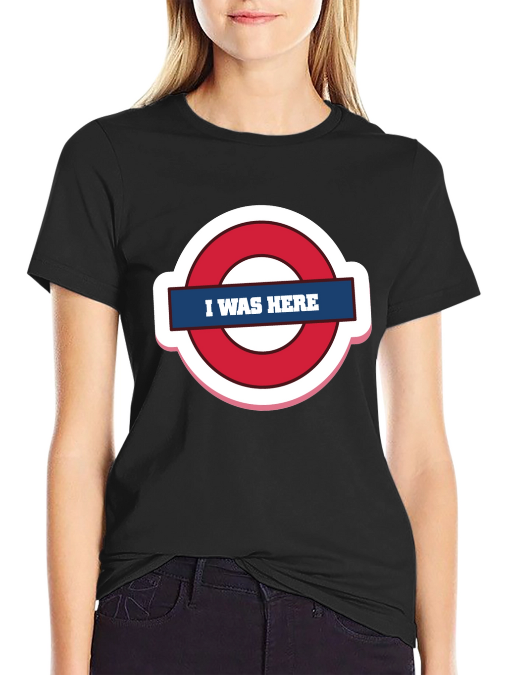 I Was Here Graphic Tee - Trendy Design