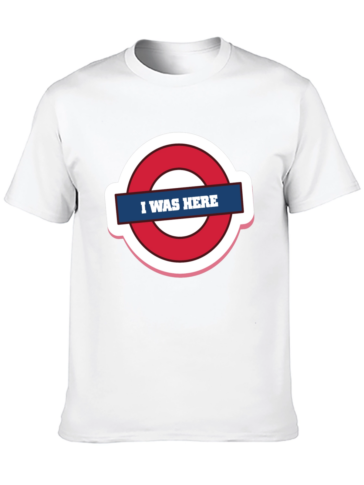 I Was Here Graphic Tee - Trendy Design