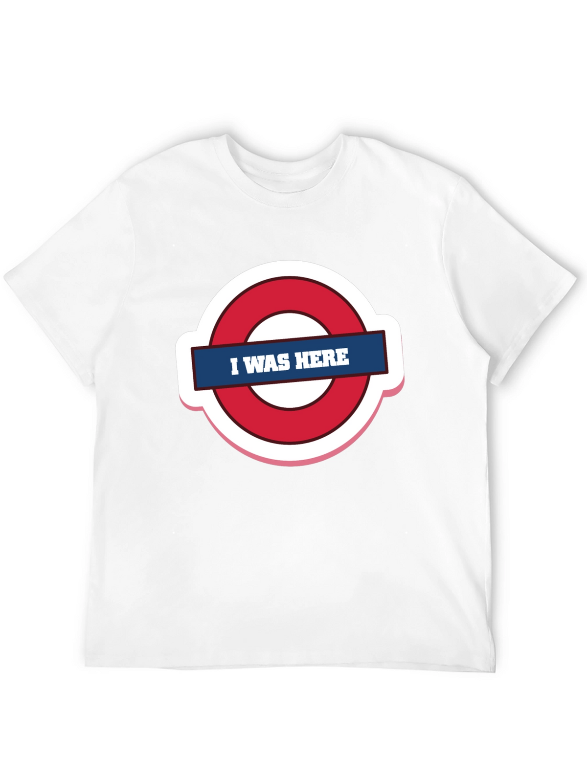I Was Here Graphic Tee - Trendy Design