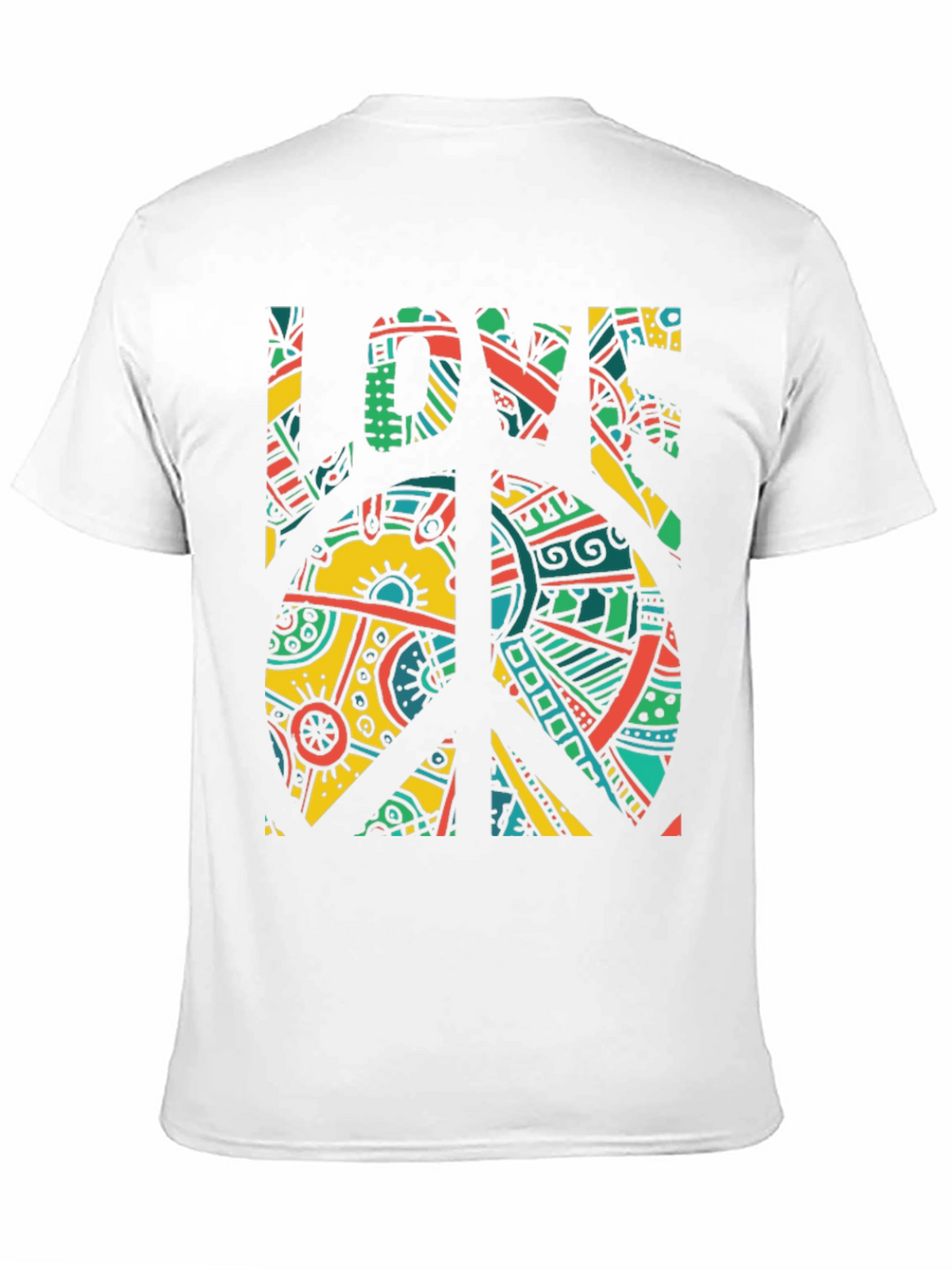 Peace & Love Graphic Tee - Retro Design