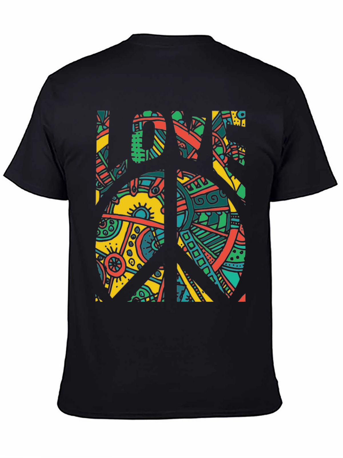 Peace & Love Graphic Tee - Retro Design