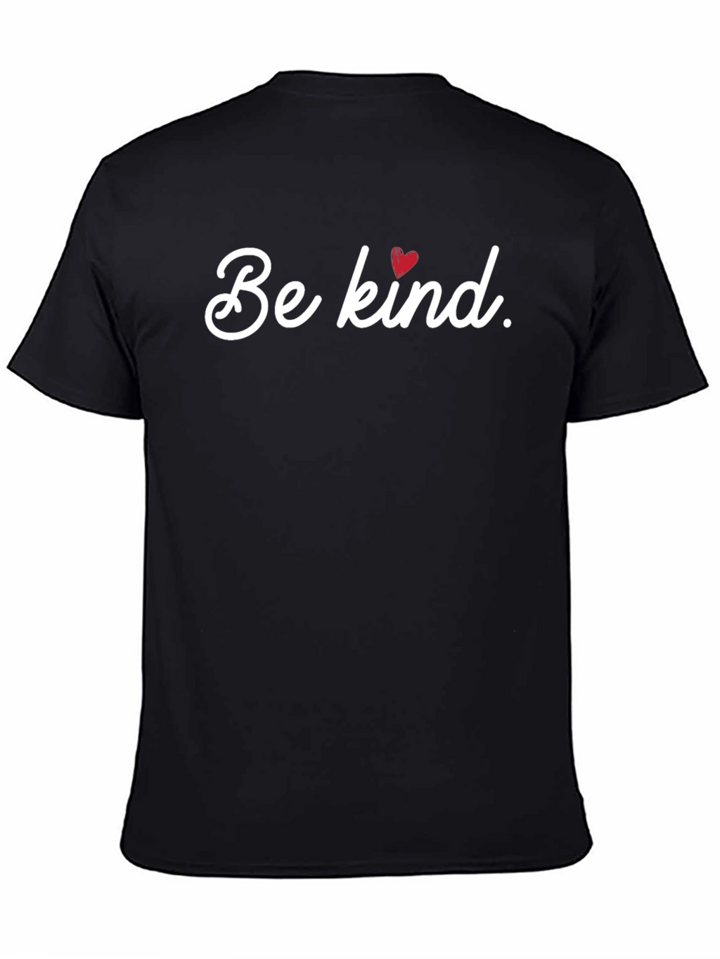 Be Kind Heart Graphic Tee - Mens Black T-Shirt