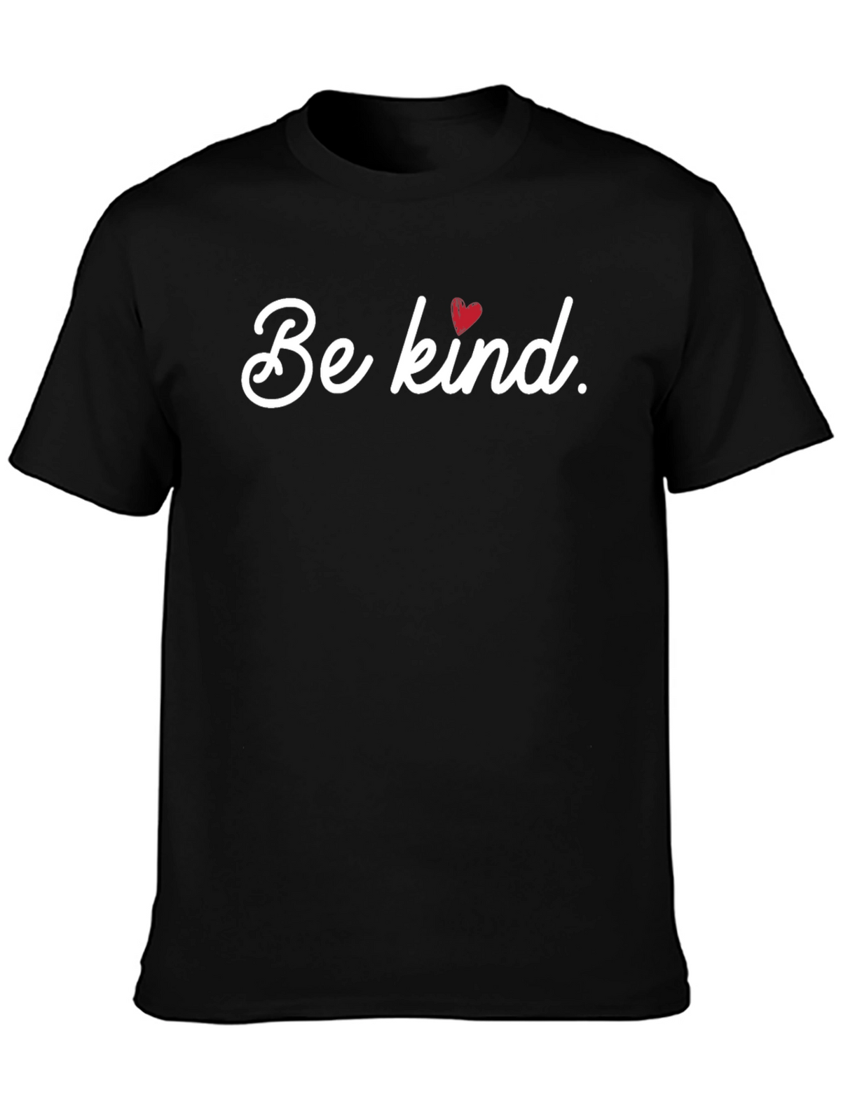 Be Kind Heart Graphic Tee - Mens Black T-Shirt
