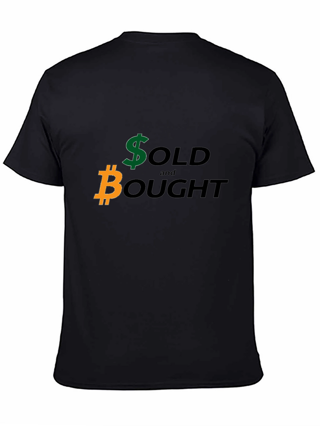 Crypto Trading T-Shirt - Sold and Bought Design