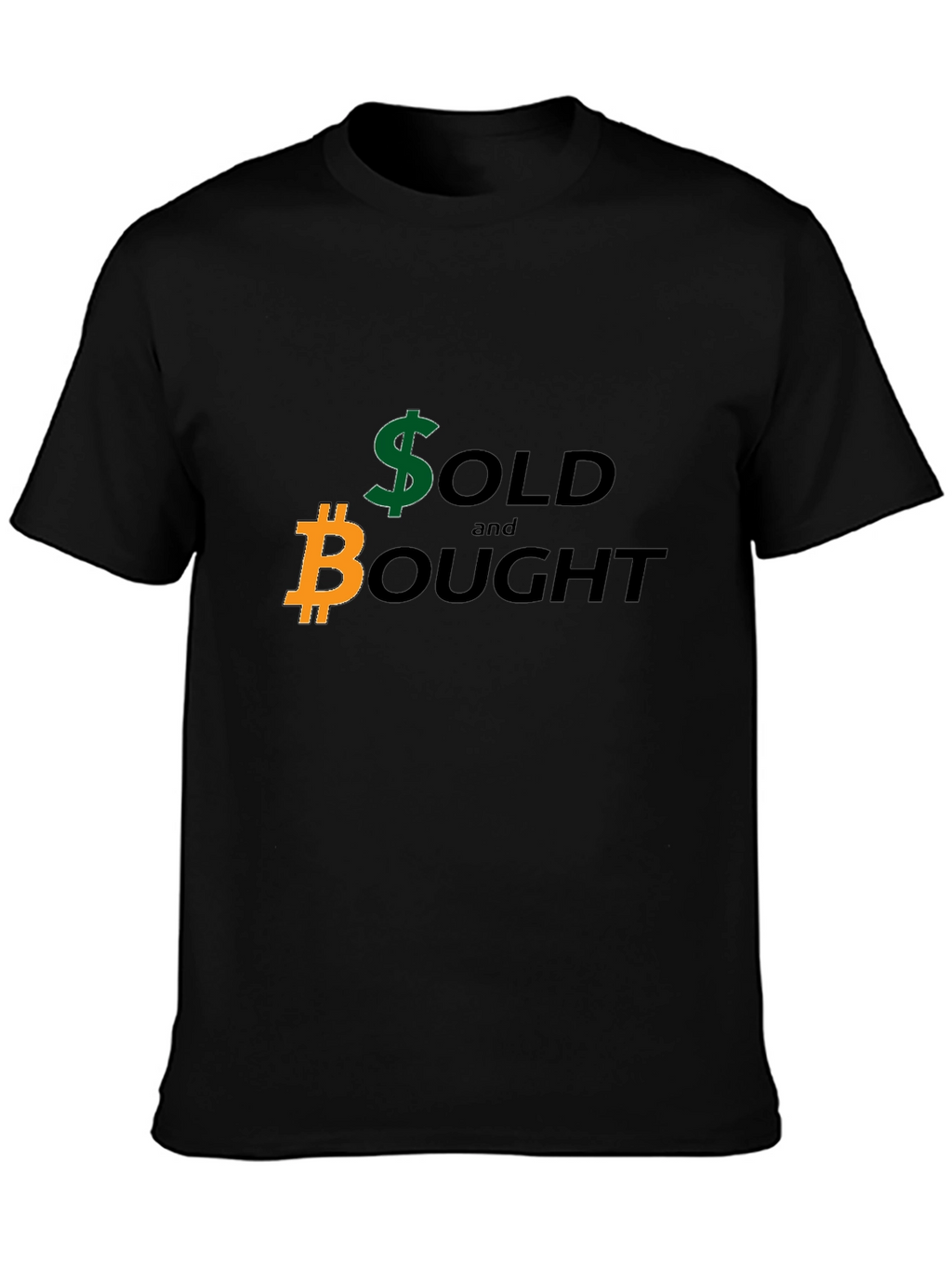 Crypto Trading T-Shirt - Sold and Bought Design