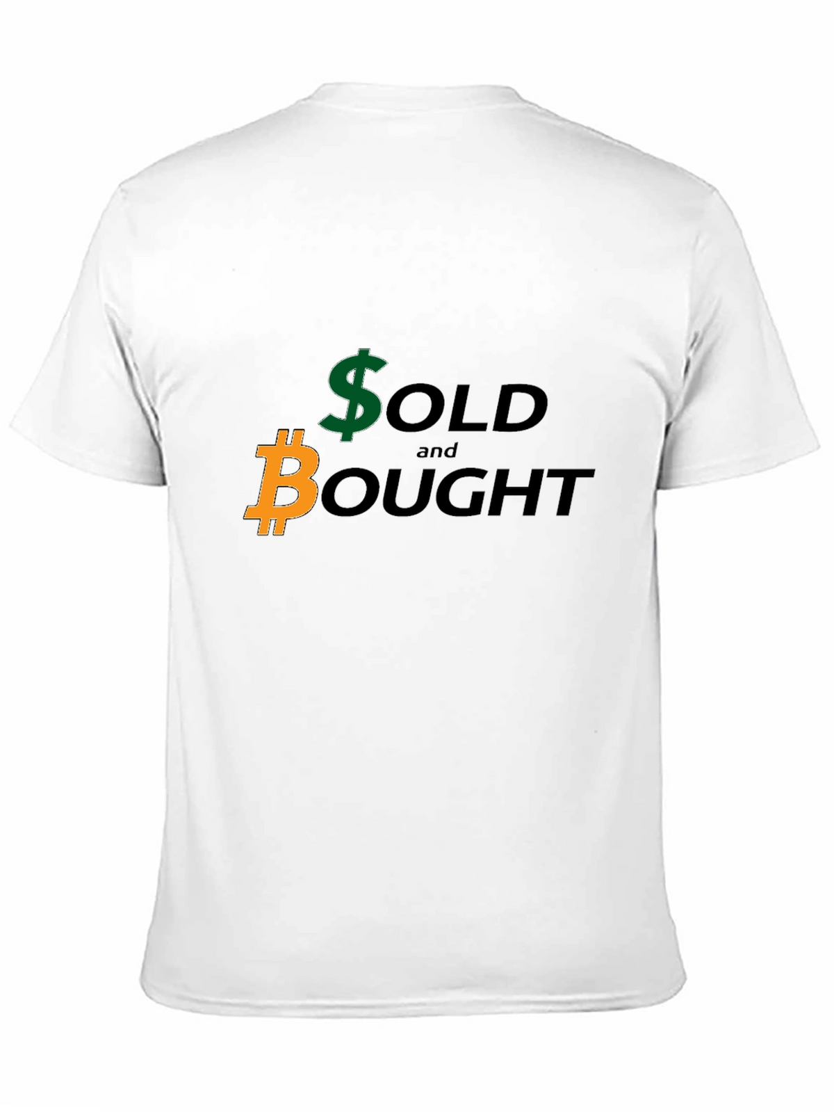 Crypto Trading T-Shirt - Sold and Bought Design