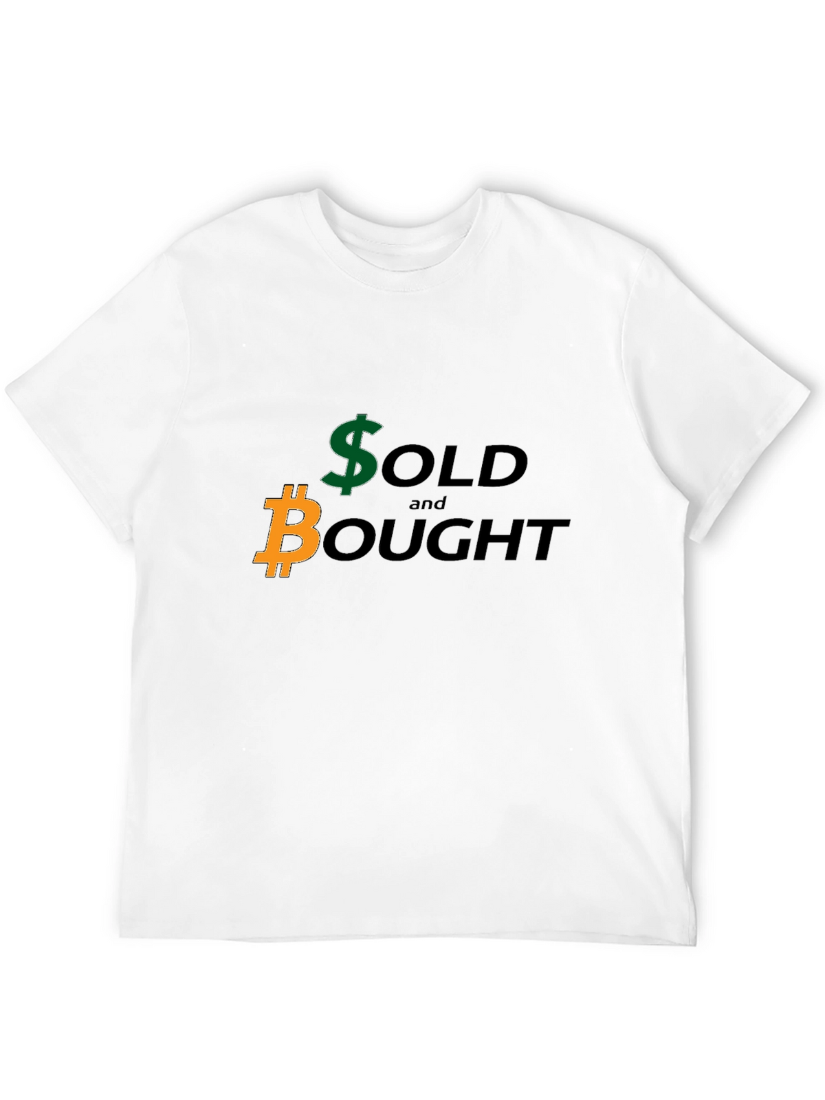 Crypto Trading T-Shirt - Sold and Bought Design
