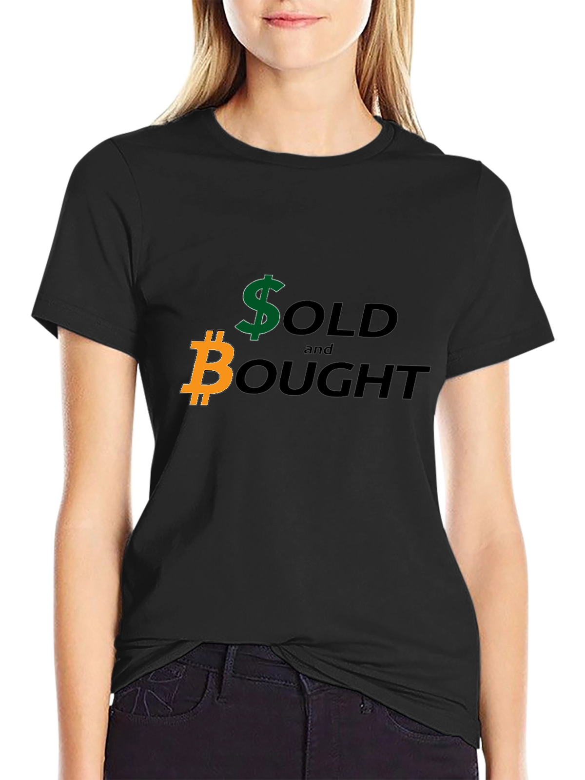 Crypto Trading T-Shirt - Sold and Bought Design