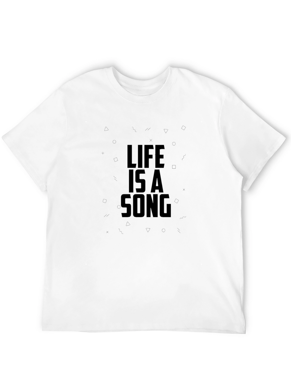 Life Is A Song Black Graphic Tee