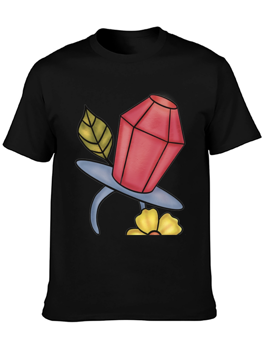 Cartoon Jewel Pacifier T-Shirt
