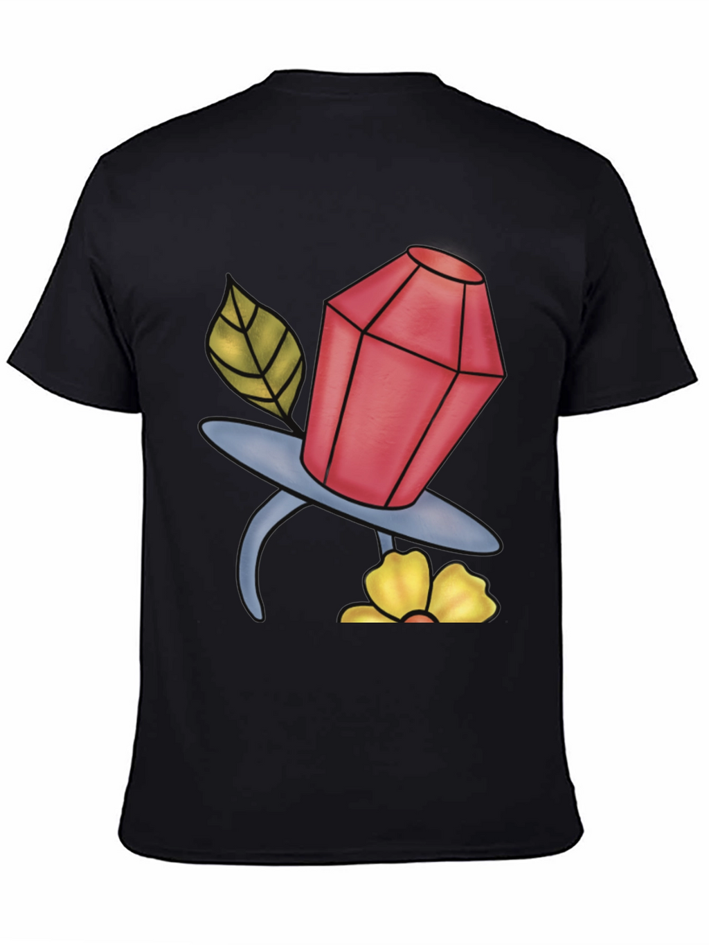 Cartoon Jewel Pacifier T-Shirt