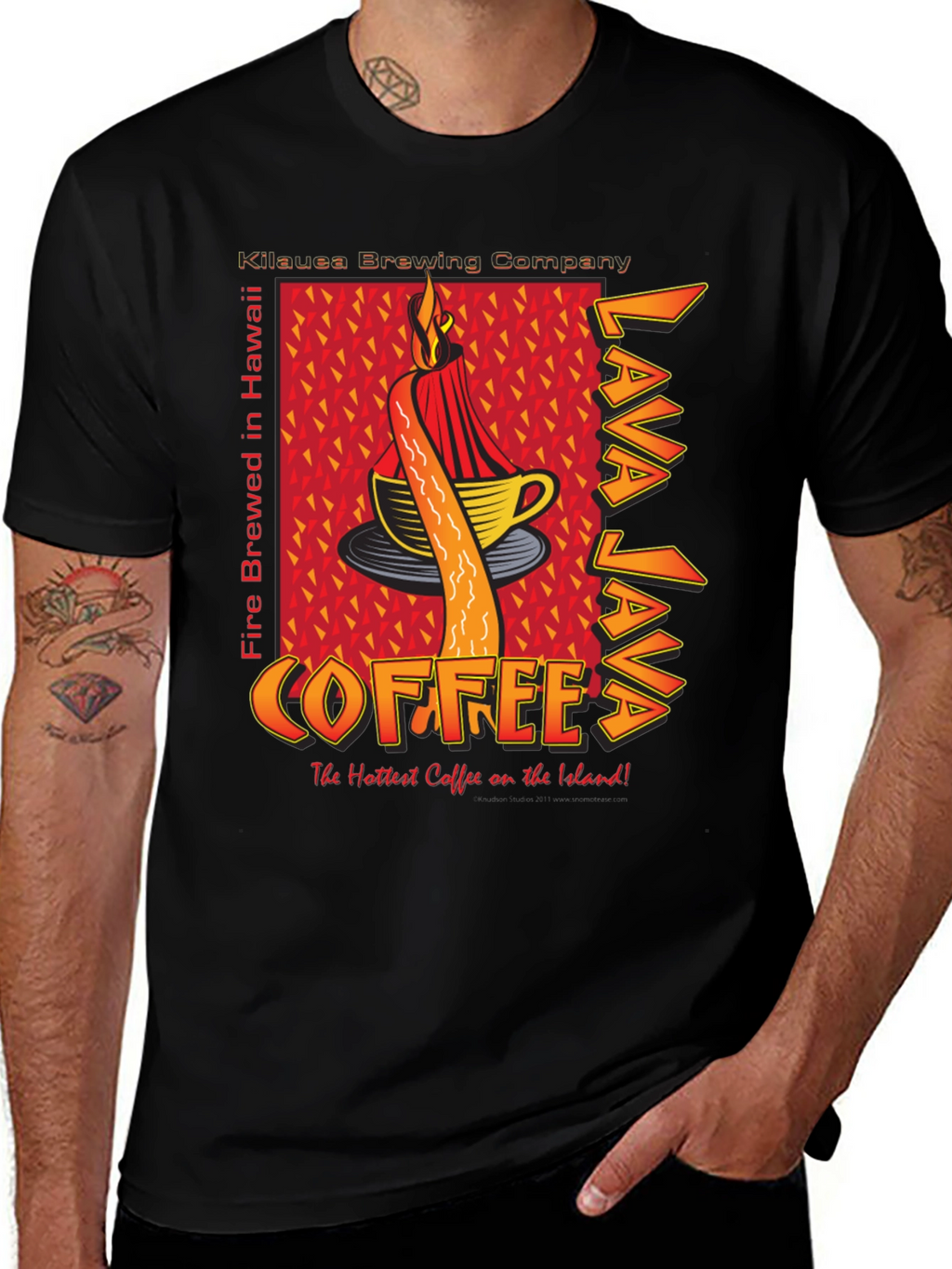 Lava Java Coffee T-Shirt - Kilauea Brewing Company