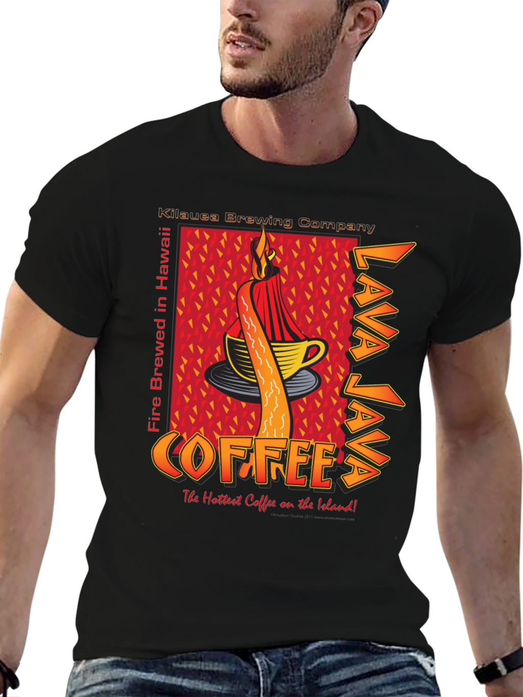 Lava Java Coffee T-Shirt - Kilauea Brewing Company