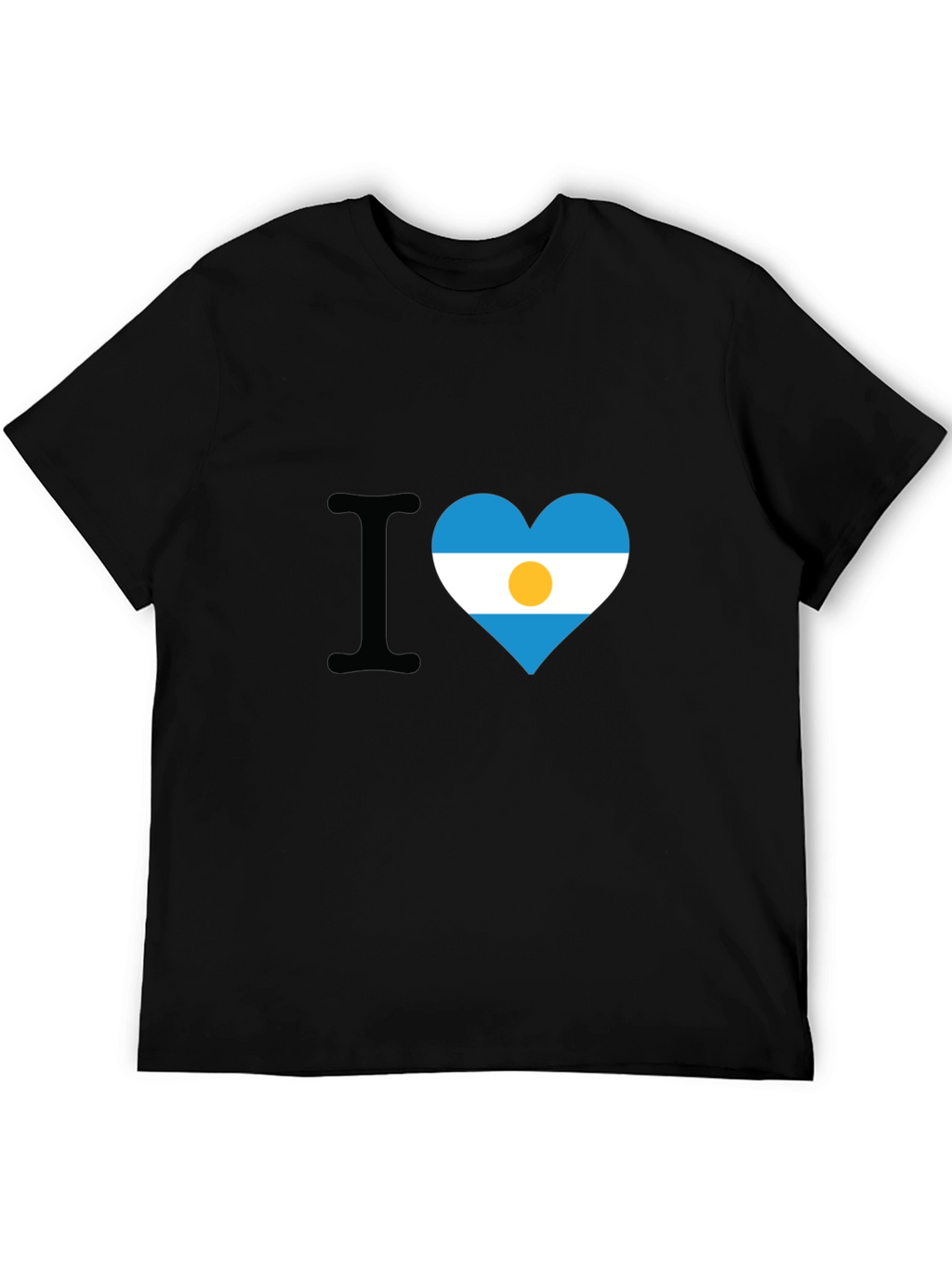 Argentina Flag Heart T-Shirt