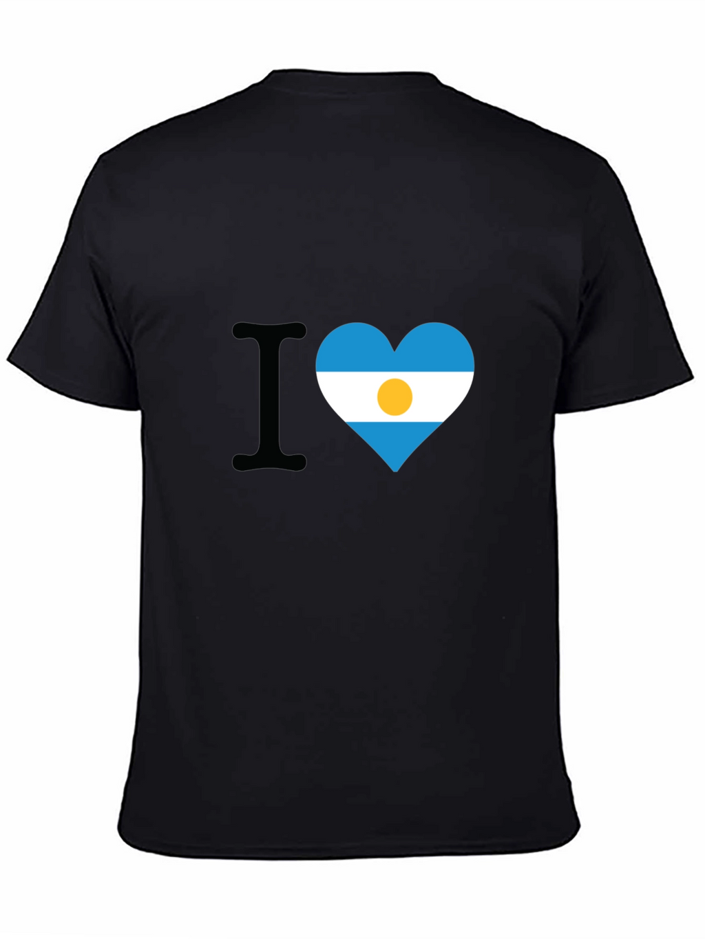 Argentina Flag Heart T-Shirt