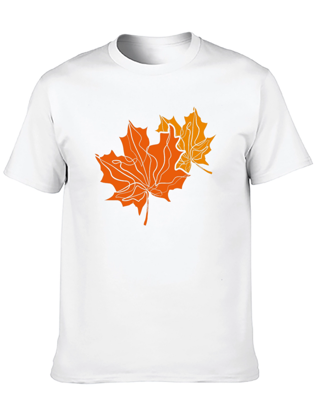 Leaf Graphic T-Shirt - Black
