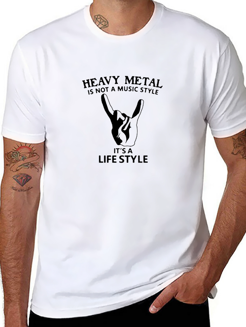 Heavy Metal Lifestyle T-Shirt - Black