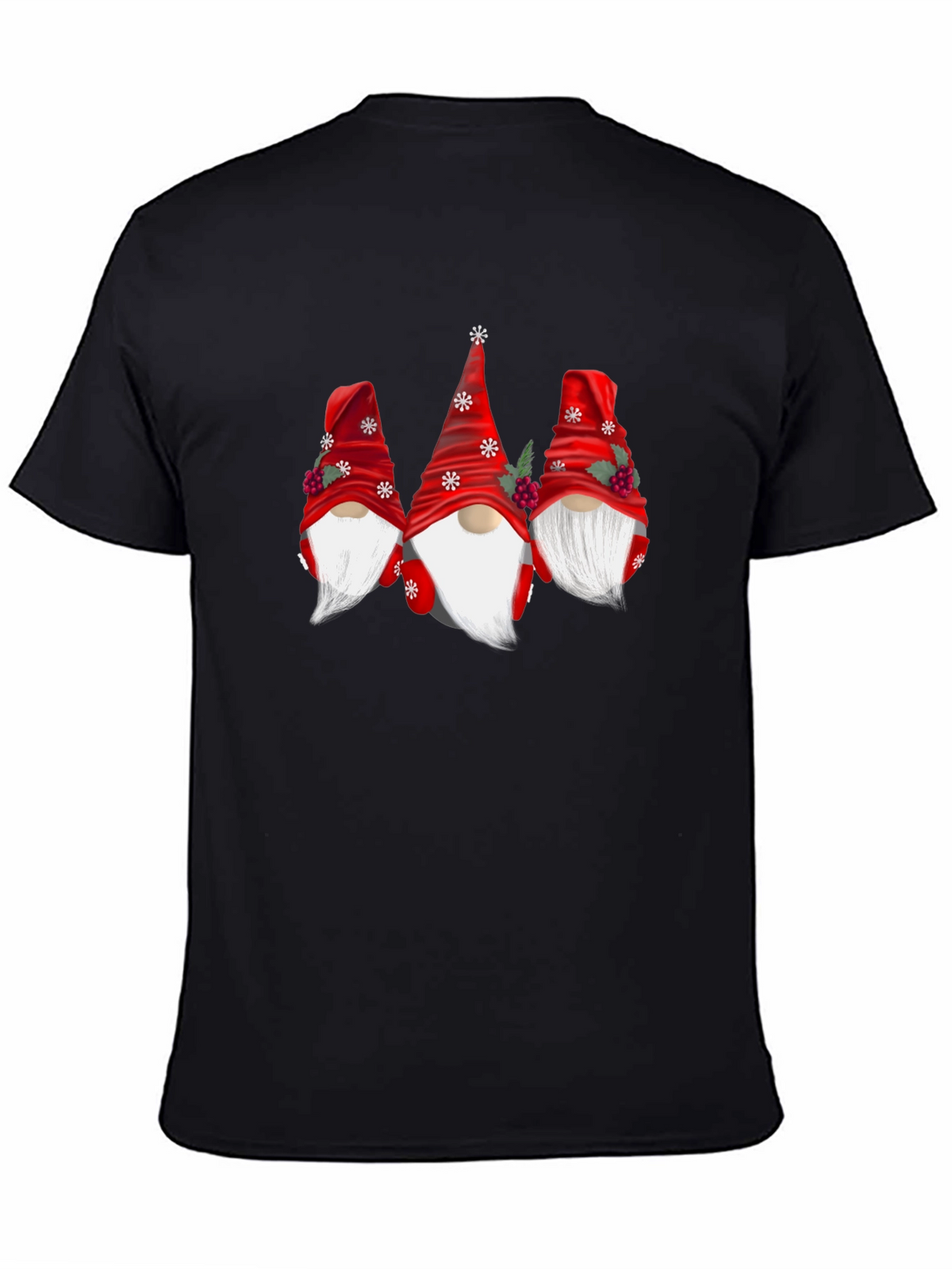 Festive Gnome Graphic Tee - Holiday Cheer