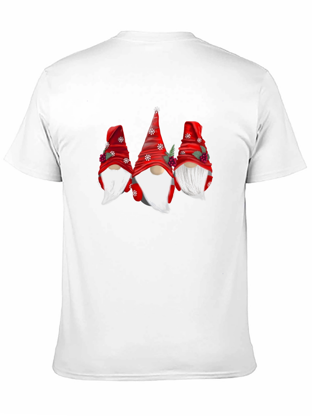 Festive Gnome Graphic Tee - Holiday Cheer