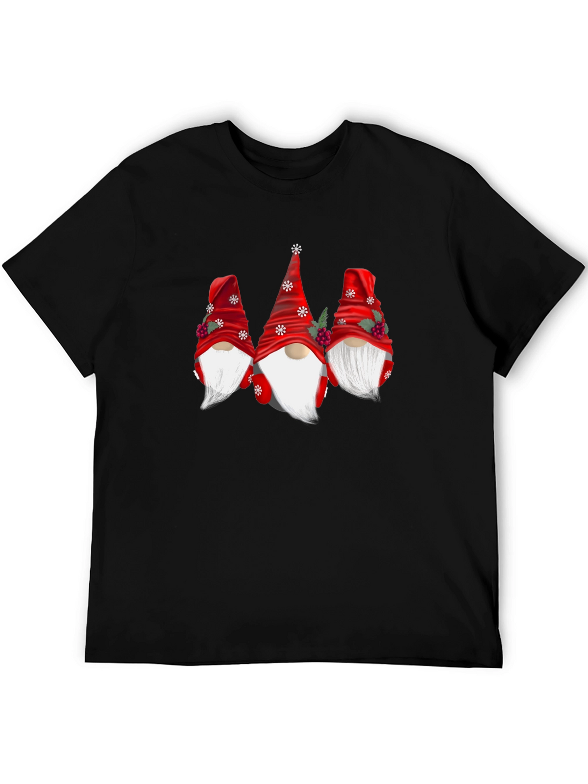 Festive Gnome Graphic Tee - Holiday Cheer