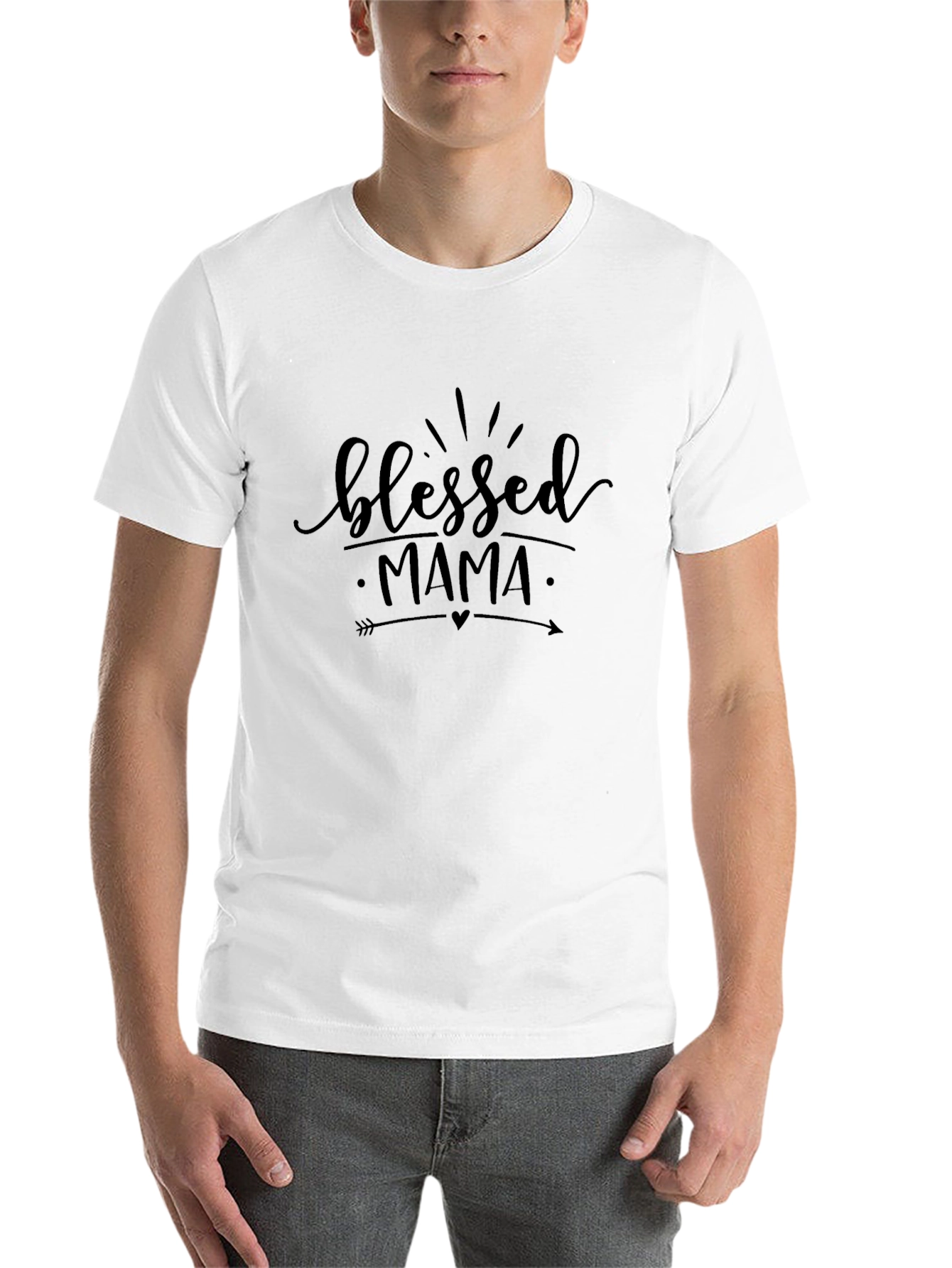 Blessed Mama Graphic Tee - Stylish Mothers Day Gift