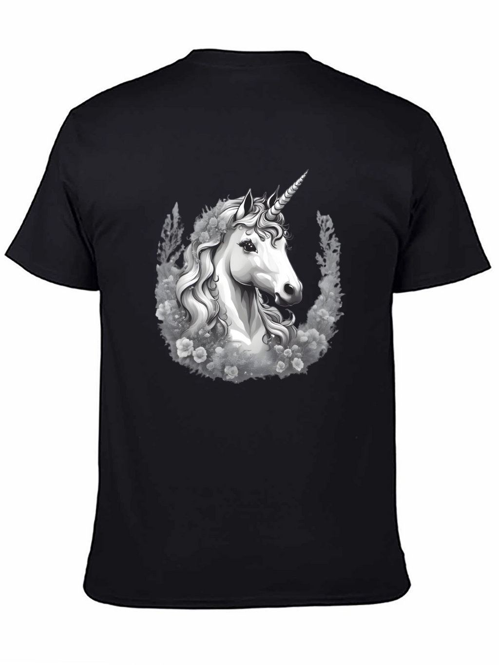 Unicorn Graphic Tee - Black T-Shirt
