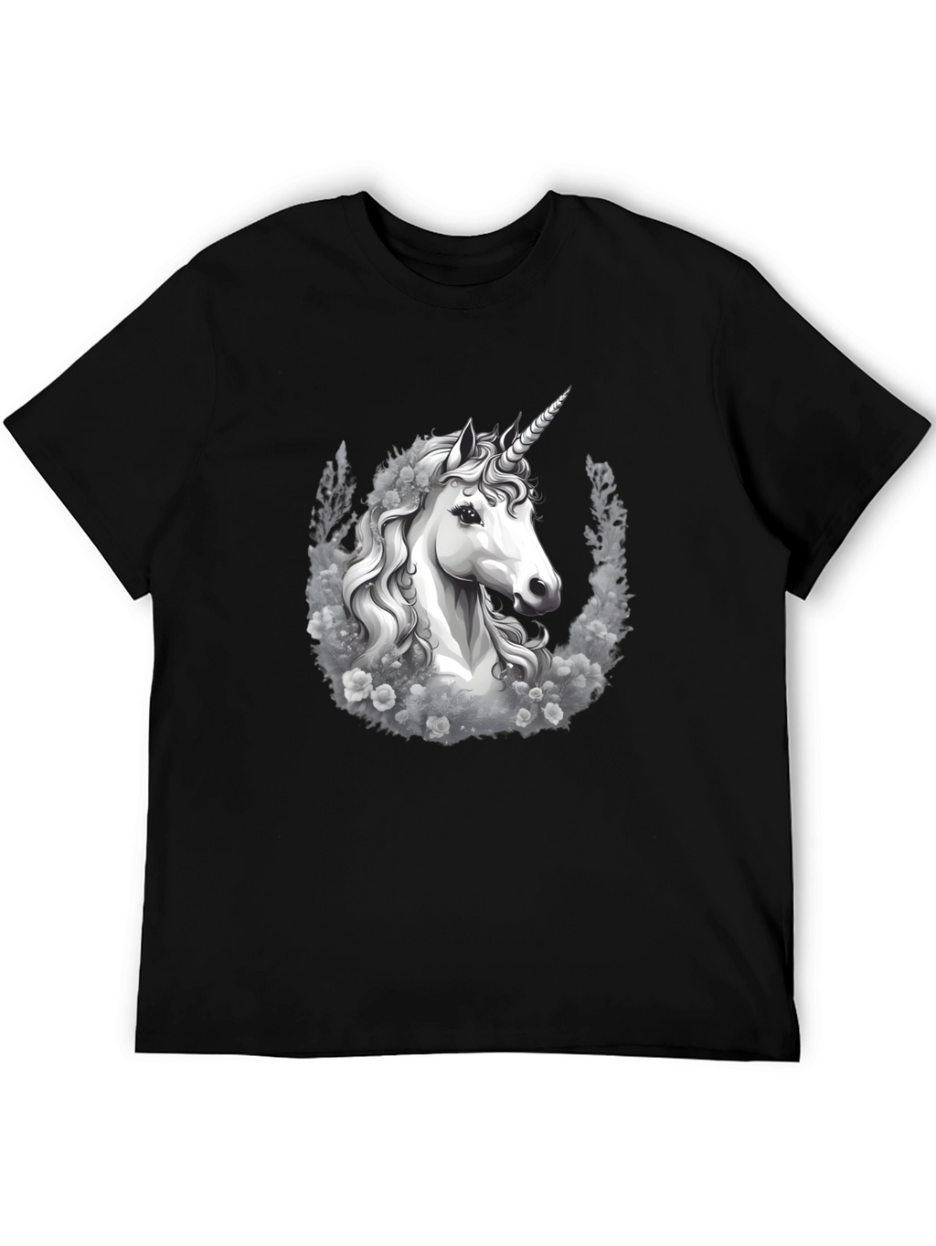 Unicorn Graphic Tee - Black T-Shirt